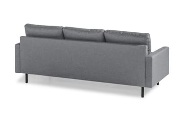 Peppe 3-sits Tygsoffa - Ljusgrå - Möbler - Soffa - 3 sits soffa
