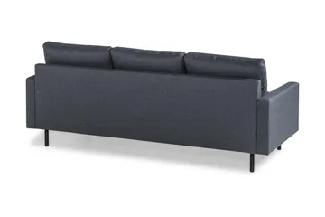 Peppe 3-sits Tygsoffa - Mörkgrå - Möbler - Soffa - 3 sits soffa