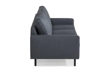 Peppe 3-sits Tygsoffa - Mörkgrå - Möbler - Soffa - 3 sits soffa