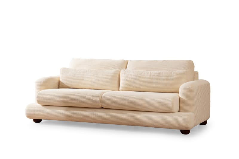 Relento Soffa 3-sits - Beige - 3 sits soffa