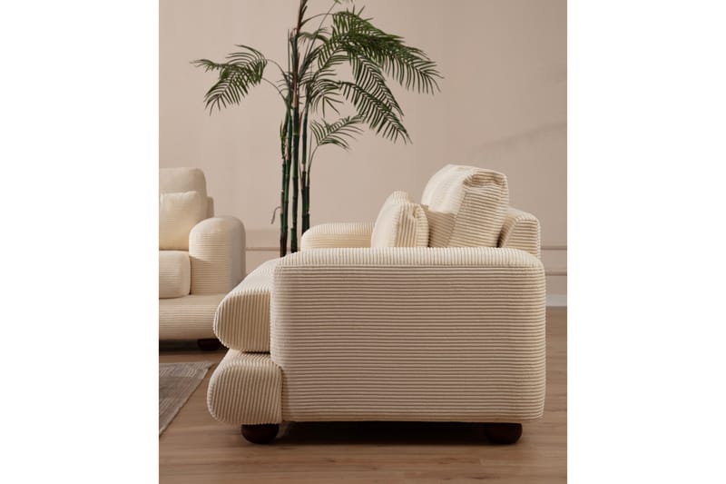 Relento Soffa 3-sits - Beige - 3 sits soffa