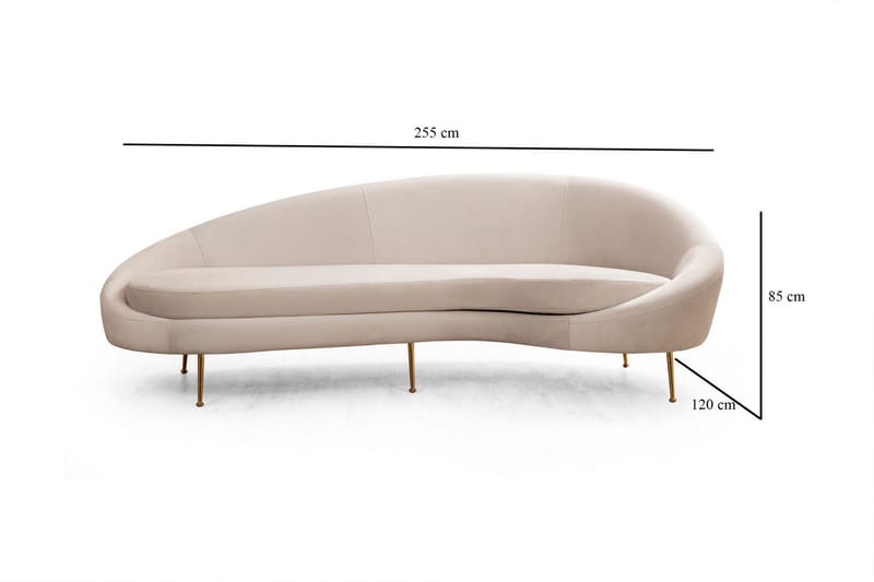 Revelstoke Soffa 3-sits - Beige - Möbler - Soffa - 3 sits soffa