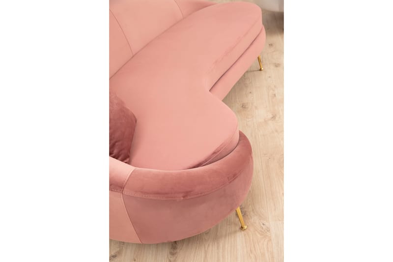 Revelstoke Soffa 3-sits - Rosa - 3 sits soffa