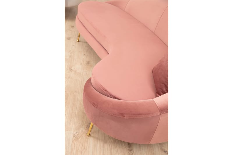 Revelstoke Soffa 3-sits - Rosa - 3 sits soffa