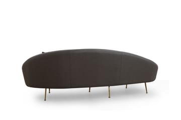 Revelstoke Svängd Soffa 3-sits - Mörkgrå - Möbler - Soffa - 3 sits soffa