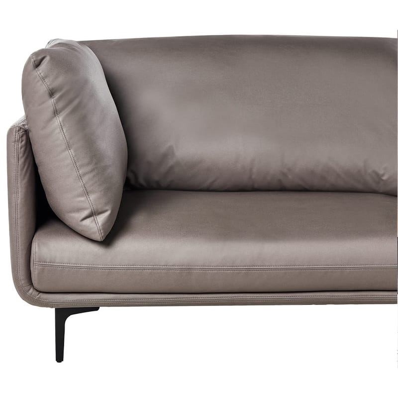 3-sits soffa Revsnes - Brun, Svart - Möbler - Soffa - Skinnsoffor