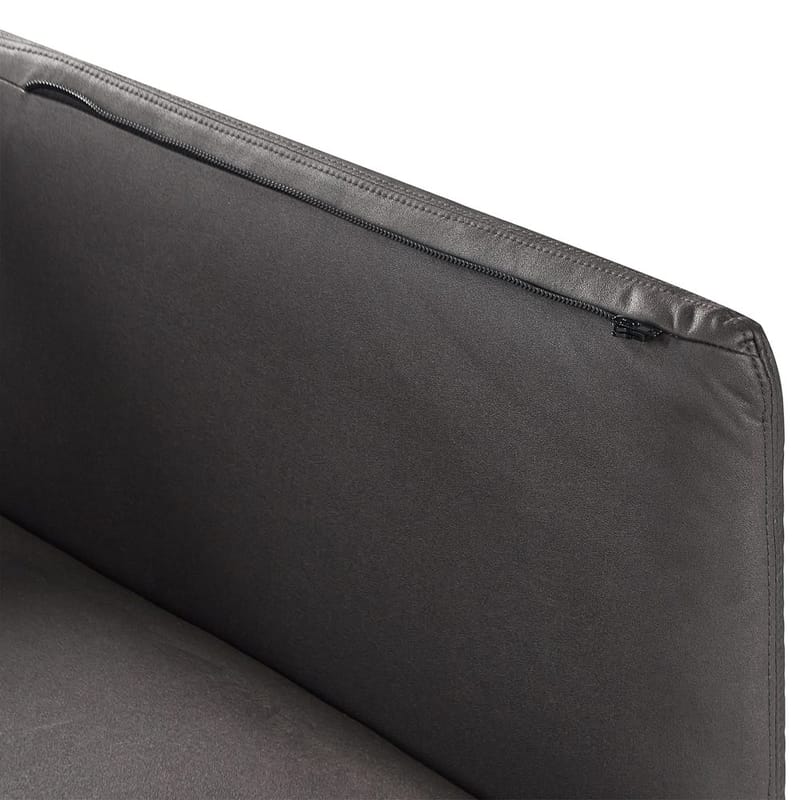 3-sits soffa Revsnes - Svart - Möbler - Soffa - Skinnsoffor