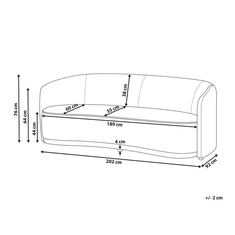 3-sits soffa Roset - Brun - Möbler - Soffa - 3 sits soffa