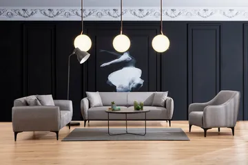 Rossland Soffa 3-sits - Grå - Möbler - Soffa - Bäddsoffa - Bäddsoffa 3 sits