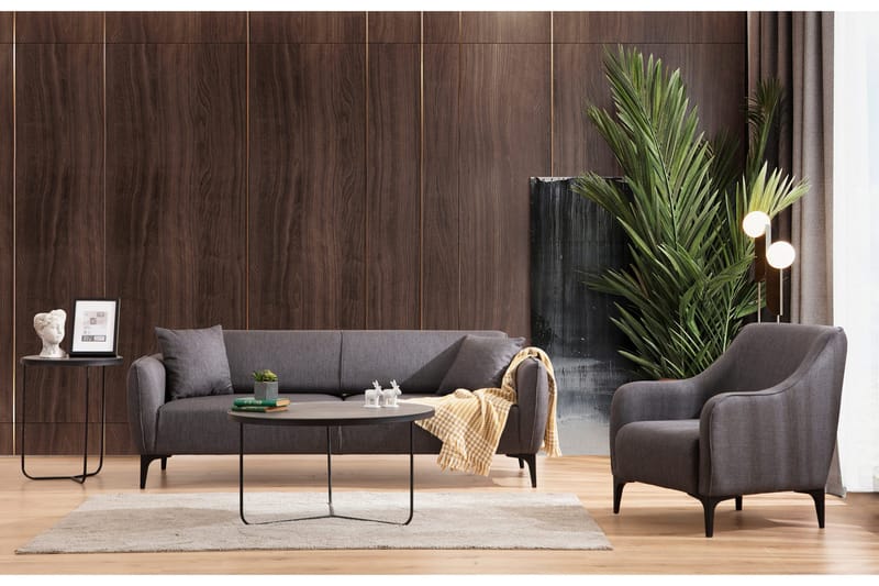 Rossland Soffa 3-sits - Mörkgrå - Möbler - Soffa - 3 sits soffa