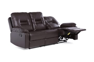 Rovik Soffa 3 Sits - Brun - Möbler - Soffa - 3 sits soffa