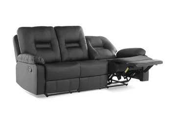 Rovik Soffa 3 Sits - Svart - Möbler - Soffa - 3 sits soffa