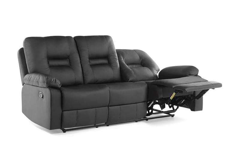 Rovik Soffa 3 Sits - Svart - Möbler - Soffa - 3 sits soffa