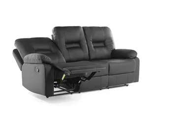 Rovik Soffa 3 Sits - Svart - Möbler - Soffa - 3 sits soffa