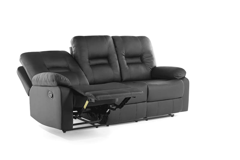 Rovik Soffa 3 Sits - Svart - Möbler - Soffa - 3 sits soffa