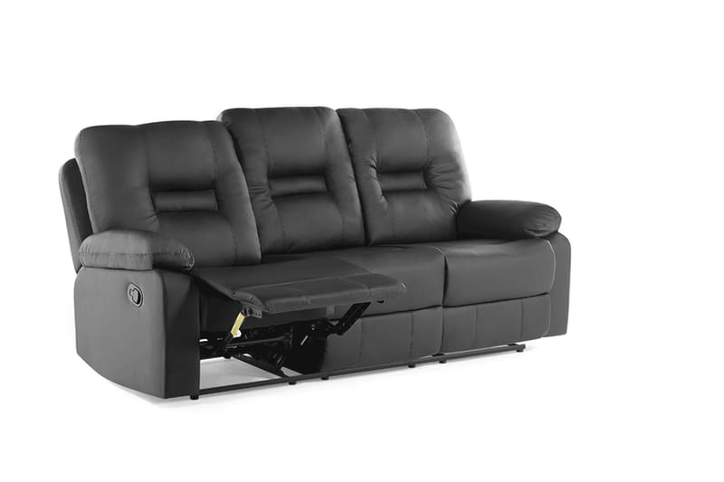 Rovik Soffa 3 Sits - Svart - Möbler - Soffa - 3 sits soffa
