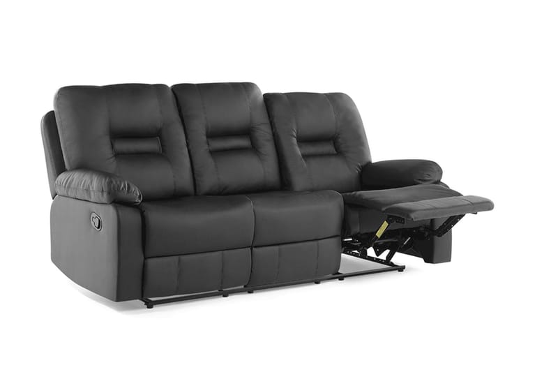 Rovik Soffa 3 Sits - Svart - Möbler - Soffa - 3 sits soffa