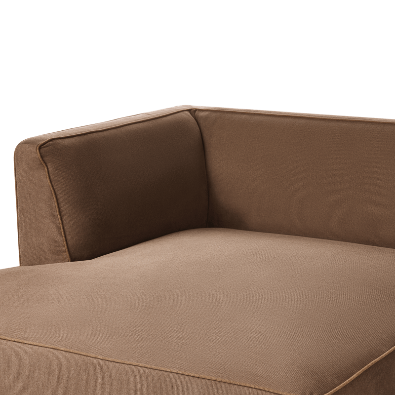 3-sits soffa Sater Högervänd - Brun - Möbler - Soffa - Divansoffor & schäslongsoffa