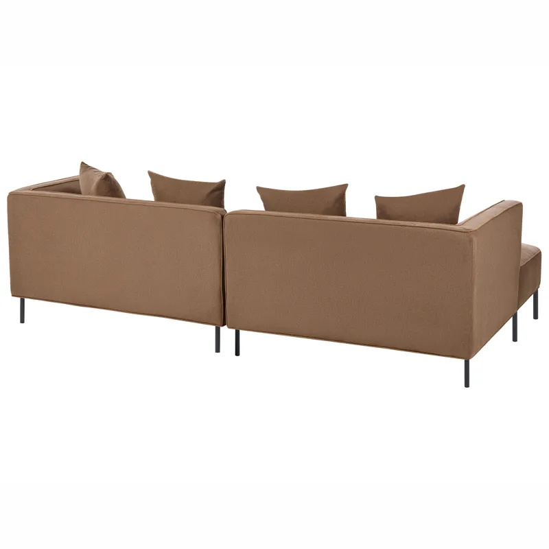 3-sits soffa Sater Högervänd - Brun - Möbler - Soffa - Divansoffor & schäslongsoffa