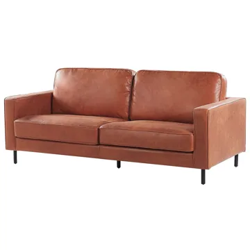3-sits soffa Savalen - Guldbrun - Möbler - Soffa - Skinnsoffor
