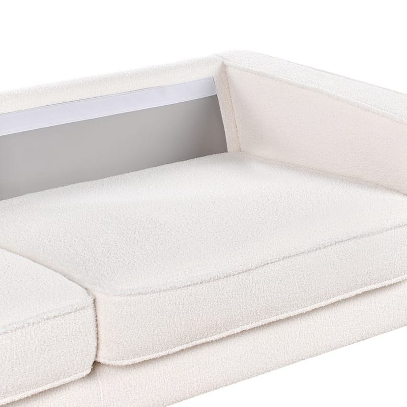 3-sits soffa Savalen - Vit, Svart - Möbler - Soffa - 3 sits soffa