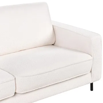 3-sits soffa Savalen - Vit, Svart - Möbler - Soffa - 3 sits soffa