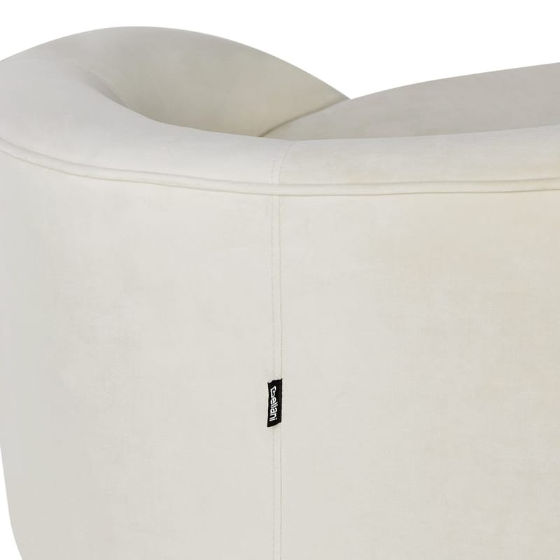 3-sits soffa Savar - Ljusbeige, guld - Möbler - Soffa - Sammetssoffa