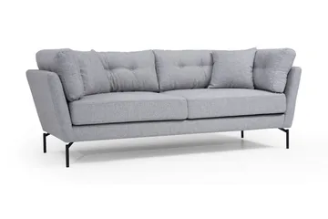 Schirra 3-Sits Soffa - Grå - Möbler - Soffa - 3 sits soffa