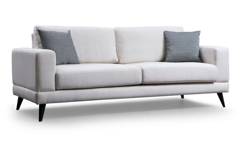 Selder 3-sits Soffa - Beige/Svart - Möbler - Soffa - 3 sits soffa