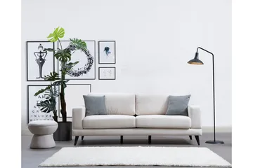 Selder 3-sits Soffa - Beige/Svart - Möbler - Soffa - Bäddsoffa - Bäddsoffa 3 sits