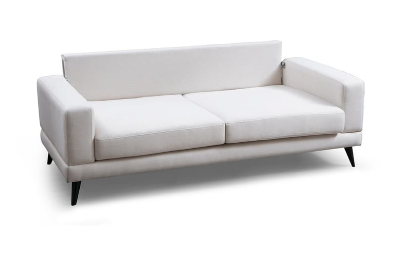 Selder Bäddbar Djup Bäddsoffa i Tyg - Beige - Möbler - Soffa - Bäddsoffa - Bäddsoffa 3 sits
