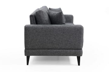Selder Bäddbar Djup Bäddsoffa i Tyg - Grå - Möbler - Soffa - Bäddsoffa - Bäddsoffa 3 sits