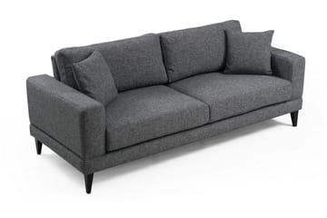Selder Bäddbar Djup Bäddsoffa i Tyg - Grå - Möbler - Soffa - Bäddsoffa - Bäddsoffa 3 sits