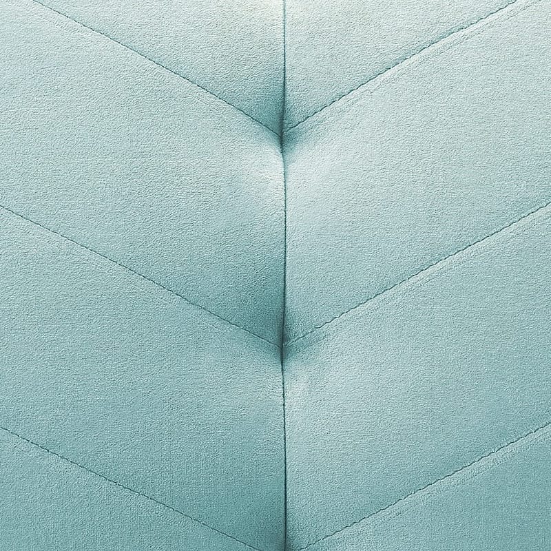 3-sits soffa Senja - Blått, mörkt trä - Möbler - Soffa - Sammetssoffa