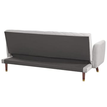 3-sits soffa Senja - Grå, mörkt trä - Möbler - Soffa - Bäddsoffa