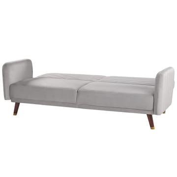 3-sits soffa Senja - Grå, mörkt trä - Möbler - Soffa - Bäddsoffa