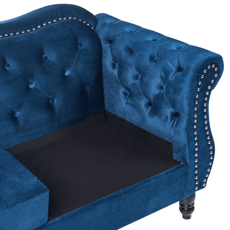 3-sits soffa Skien - Marinblå - Möbler - Soffa - Chesterfield soffa