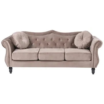3-sits soffa Skien - Taupe - Möbler - Soffa - Chesterfield soffa