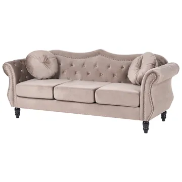 3-sits soffa Skien - Taupe - Möbler - Soffa - Chesterfield soffa