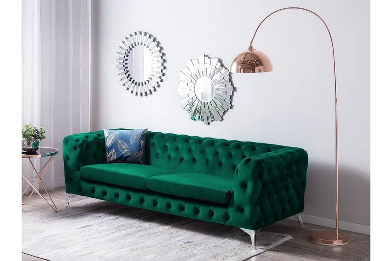 Sotra Soffa 2-4 Sits - Grön - Möbler - Soffa - 3 sits soffa