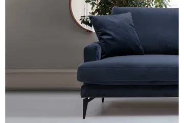 Sowka 3-Sits Soffa - Blå - Möbler - Soffa - 3 sits soffa
