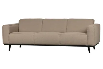 Statement 3-sits Soffa i Bouclé - Beige - Möbler - Soffa - 3 sits soffa