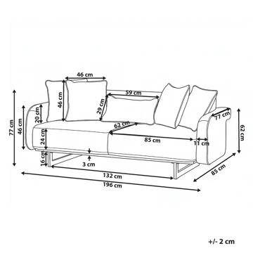 3-sits soffa Svanek - Off-White - Möbler - Soffa - 3 sits soffa