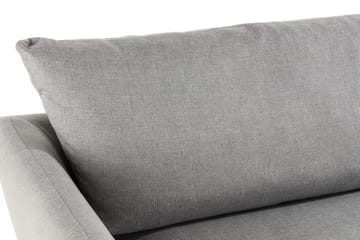 Trend 3-sits Soffa 218 cm med Svängda Armstöd i Tyg - Grå - Möbler - Soffa - 3 sits soffa