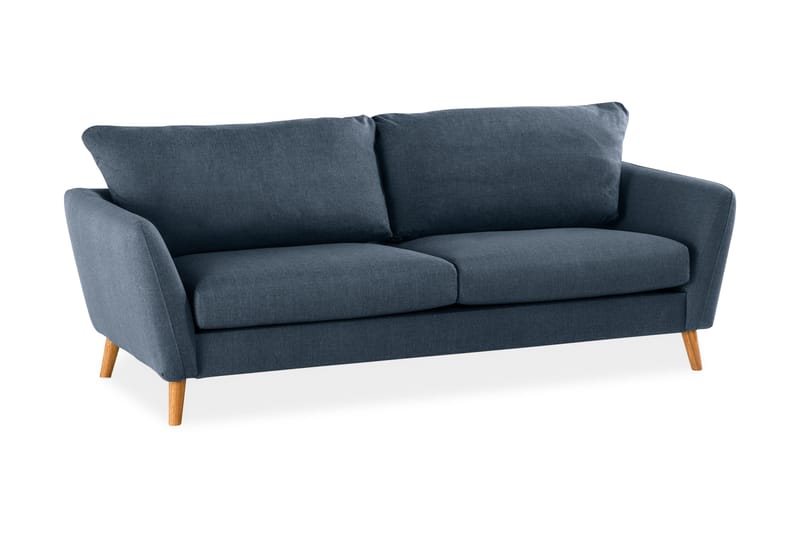 Trend 3-sits Tygsoffa - Blå - Möbler - Soffa - 3 sits soffa