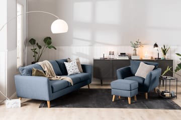 Trend 3-sits Tygsoffa - Mörkblå - Möbler - Soffa - 3 sits soffa