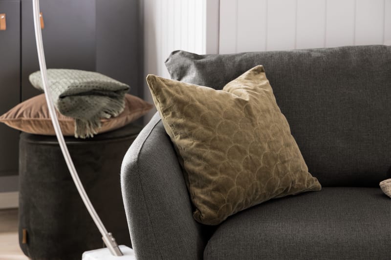 Trend 3-sits Tygsoffa - Svart - Möbler - Soffa - 3 sits soffa