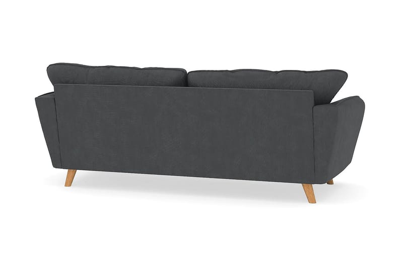 Trend Lyx 3-sits Manchestersoffa - Mörkgrå - Möbler - Soffa - 3 sits soffa