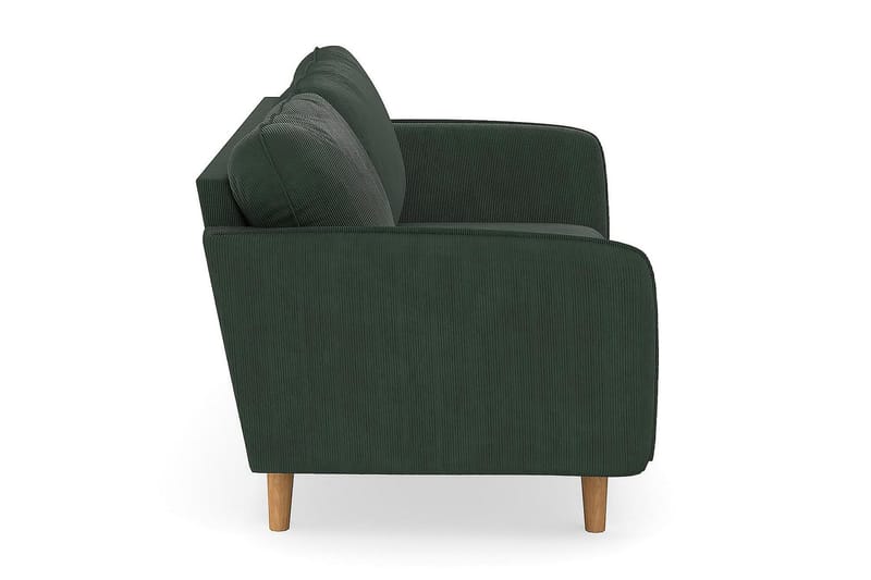 Trend Lyx 3-sits Manchestersoffa - Mörkgrön - Möbler - Soffa - 3 sits soffa