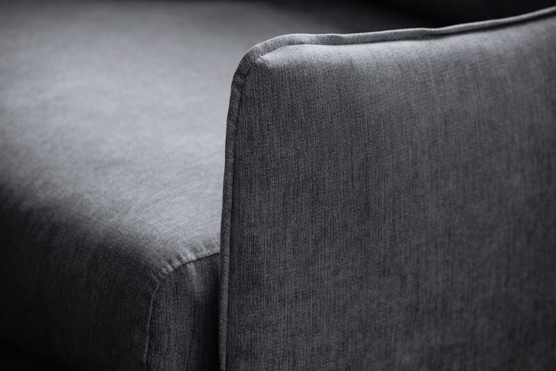 Trend Lyx 3-sits Soffa - Mörkgrå/Ek - Möbler - Soffa - 3 sits soffa